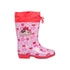 Stivali di gomma rossi e rosa con logo Minnie, Idee Regalo Natale, SKU p471000032, Immagine 0